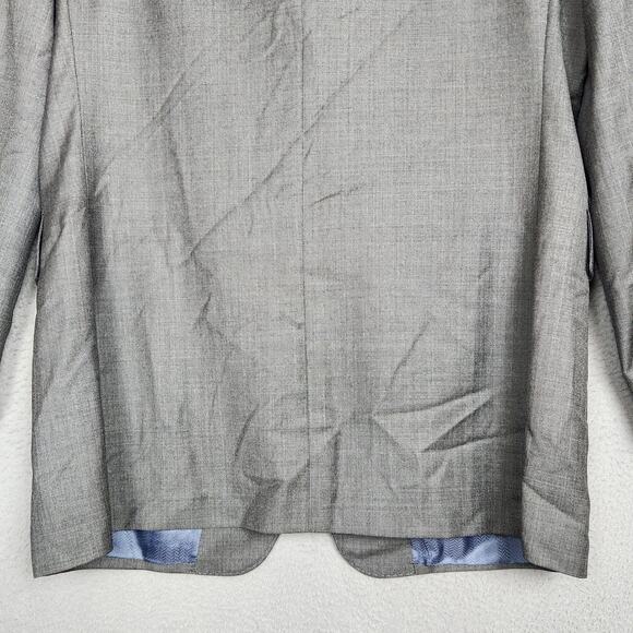 Thomas Pink Blazer Sport Coat Mens 40R Gray Virgin Wool Made in Italy 2-Button - Picture 12 of 16